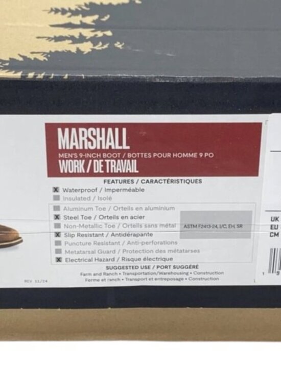 NEW IRISH SETTER Marshall Men’s 9\